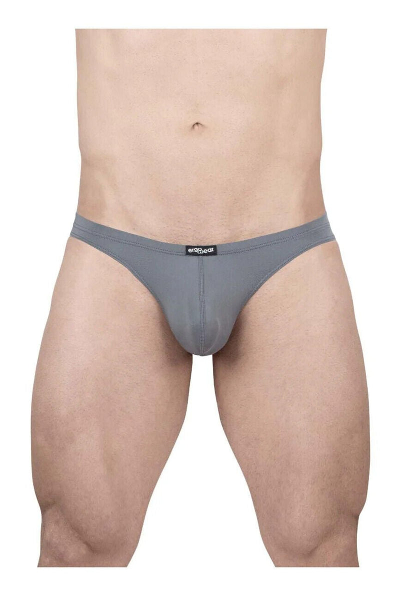 ErgoWear Thong X4D Quick Dry and Resilient Soft Thongs in Gray 17037