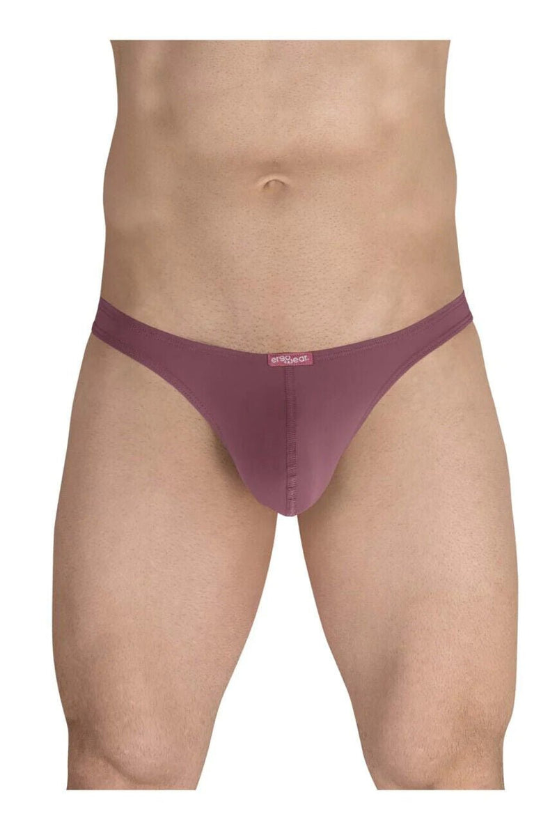 ErgoWear Thong X4D Vertical Seamed Pouch Nostalgia Rose Thongs 1587 943