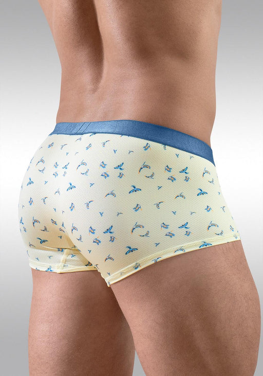 ErgoWear Trunks SLK SE Micro - Mesh Boxer in Vanilla Birds 1770 1071