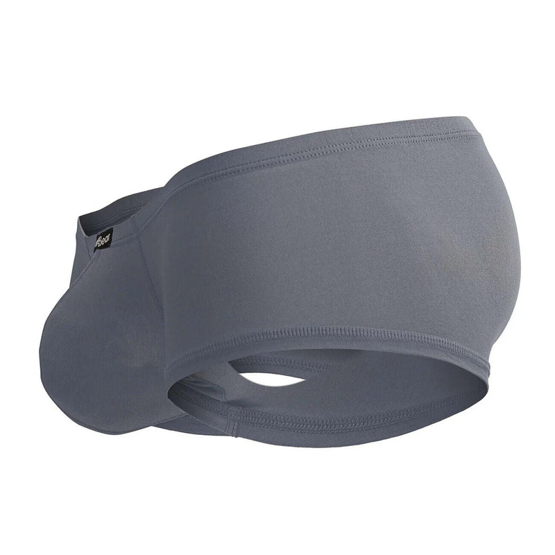 ErgoWear X4D Mini Boxer Trunks 3D - Seamed Pouch in Gray 17055