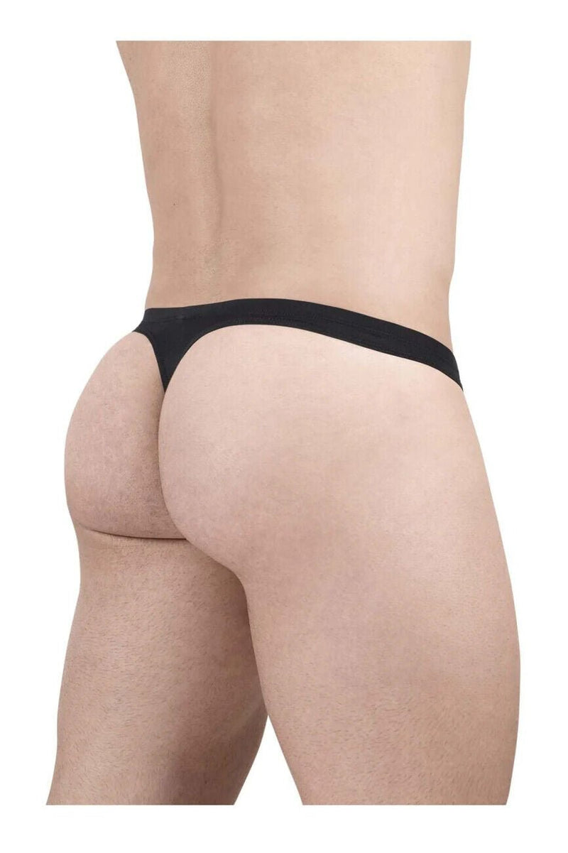 ErgoWear X4D Thongs Quick Dry and Resilient Soft Thong in Black 16995