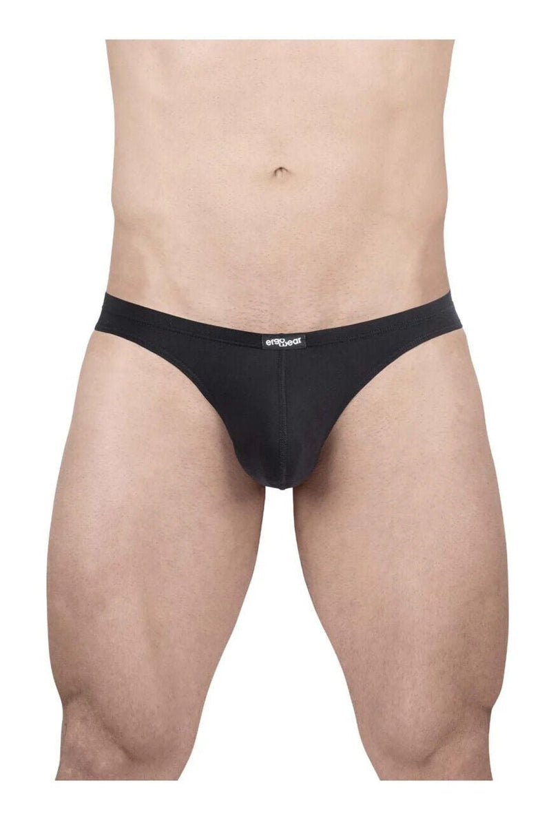 ErgoWear X4D Thongs Quick Dry and Resilient Soft Thong in Black 16998