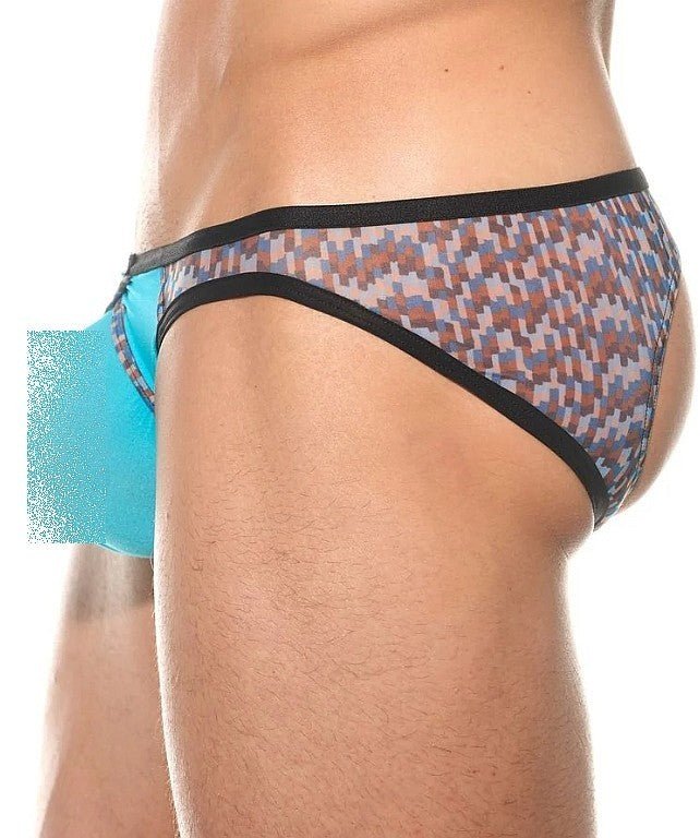 GREGG HOMME Bottomless Briefs Bare Collection in Aqua 201203 G481