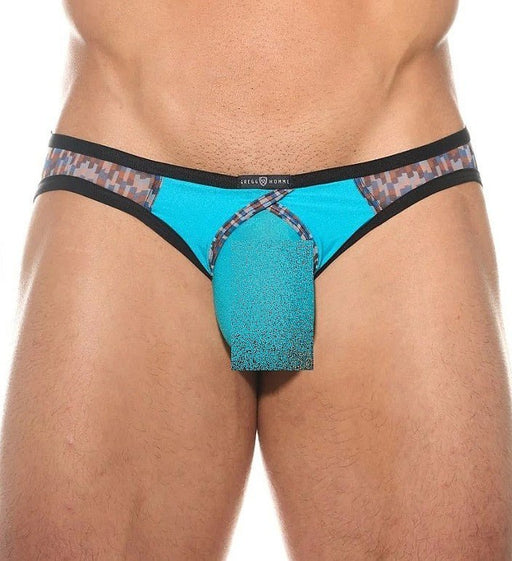 GREGG HOMME Bottomless Briefs Bare Collection in Aqua 201203 G482