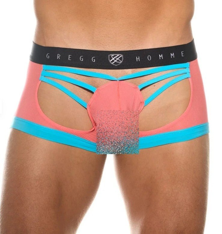 Gregg Homme Boxer SLINGSHOT Sheer Boxer Briefs in Coral 200205 G993
