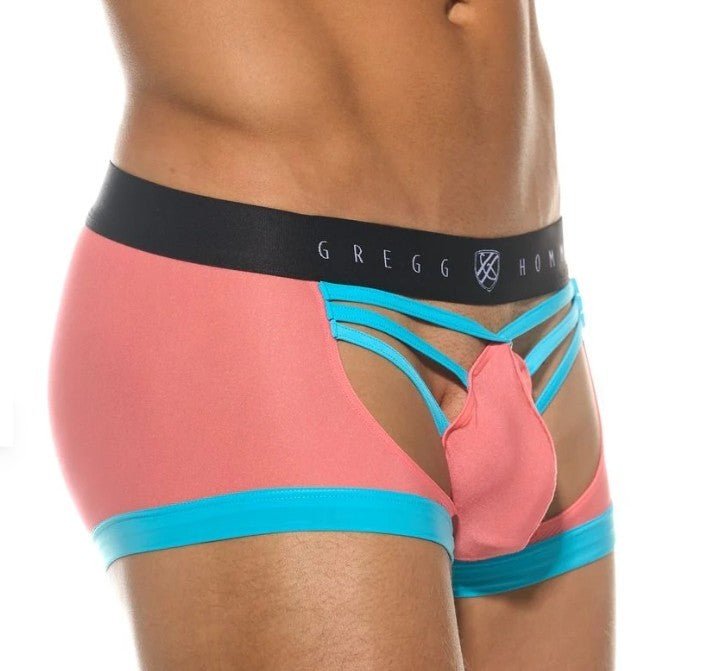 Gregg Homme Boxer SLINGSHOT Sheer Boxer Briefs in Coral 200205 G992