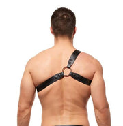 GREGG HOMME Harness Solid Gold Ring And Zipper Adjustable Snaps 190860 G1354