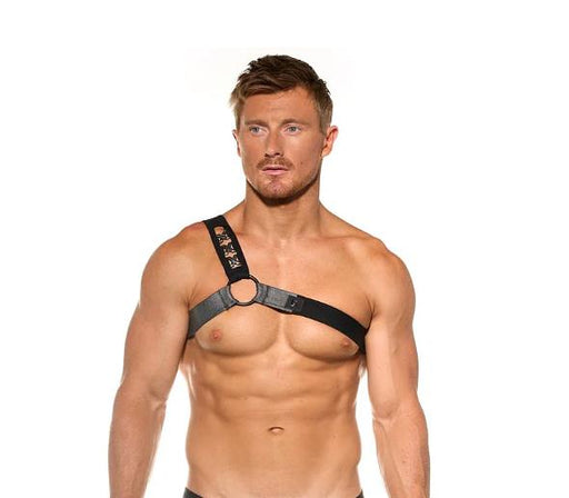 GREGG HOMME Jag Harness With Large Matt Rings in Silver 200860 G581