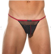 Gregg Homme See - Through String THORN Sheer Black 200014 G521