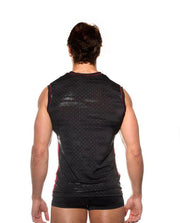 Gregg Homme THORN Muscle Shirt Soft See - Through Tank Top Black 2000223