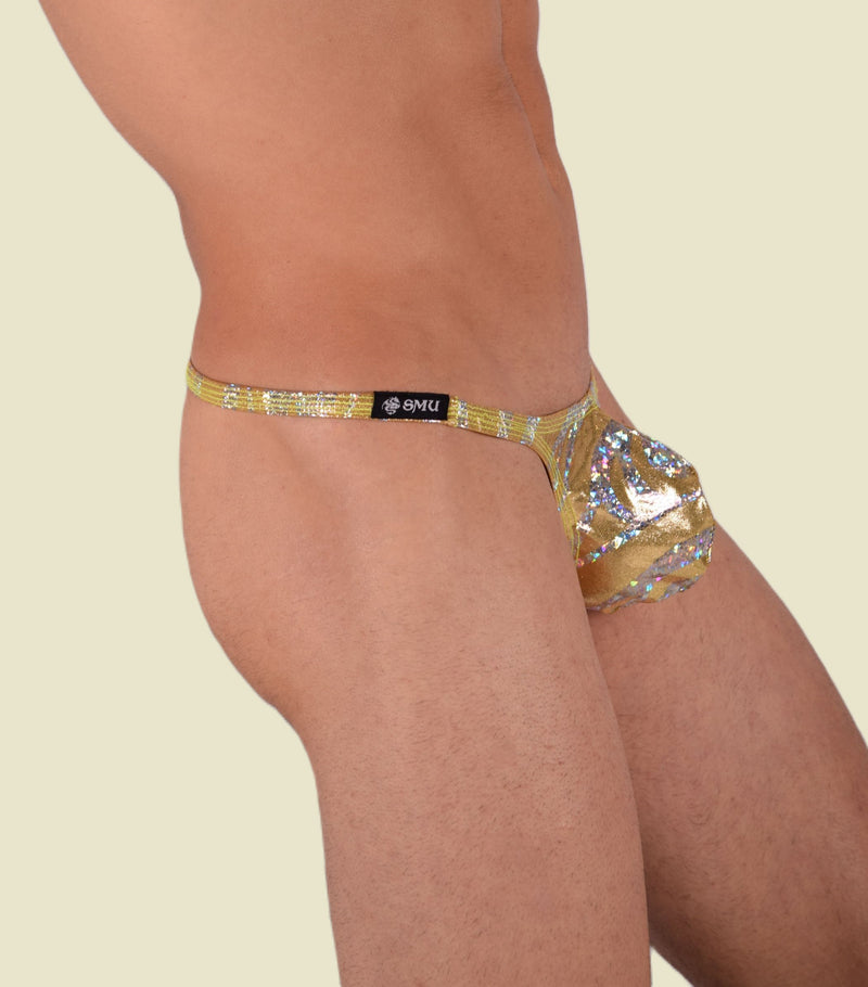 Small SMU Mens Flash Thong Gold flash 33454 MX11