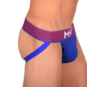 Jockstrap Modus Vivendi Jock Marine Superior Quality Cotton Elastan Blue 10815 143