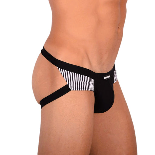 Jockstrap Modus Vivendi Viscose Jock Collection Animal Black 06816 3 - SexyMenUnderwear.com