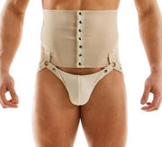 Jockstrap Only MODUS VIVENDI Transformer Soft Cotton Wide Band Natural Beige 14212 B863