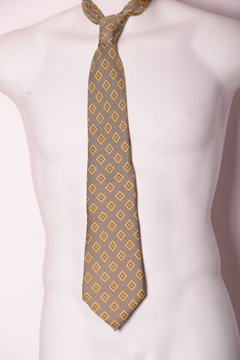 KITON Napoli Chic ART Men Necktie 100% Silk 58'' Long K161