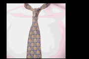 KITON Napoli Chic ART Men's neck Tie 100% Silk 58'' long K233