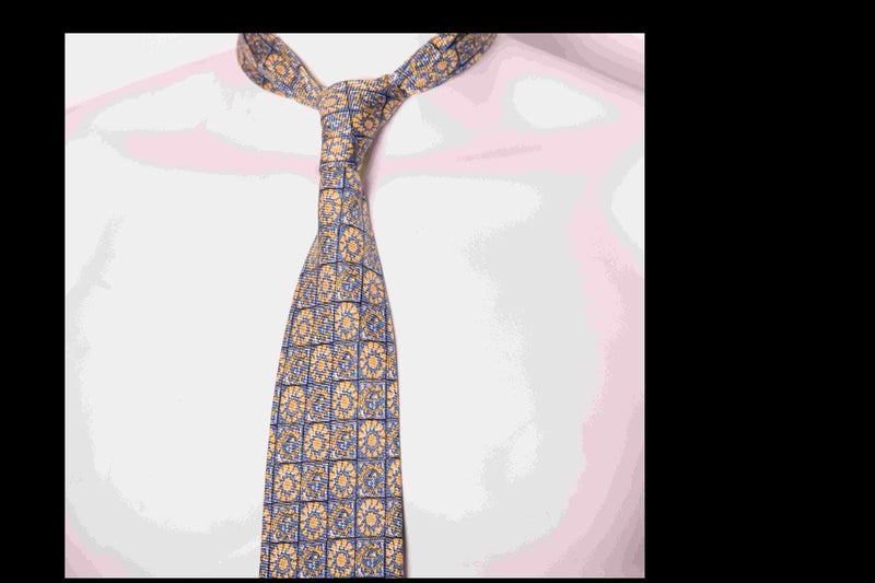 KITON Napoli Chic ART Men's neck Tie 100% Silk 58'' long K233