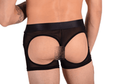 LARGE JJ MALIBU Sheer Opened Back Boxer Briefs Backless 26