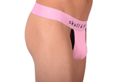 Large SKULL & BONES Jockstrap Limited Edition Pink Mesh 25