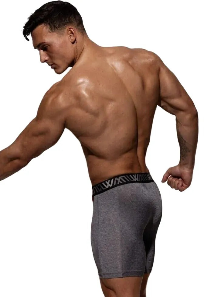 LVW AMSTERDAM Tight Sport Shorts Gym Jammer Activewear Charcoal 20