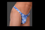 M - L SMU thong aqua 30 - 32 inch waist 105222 MX26