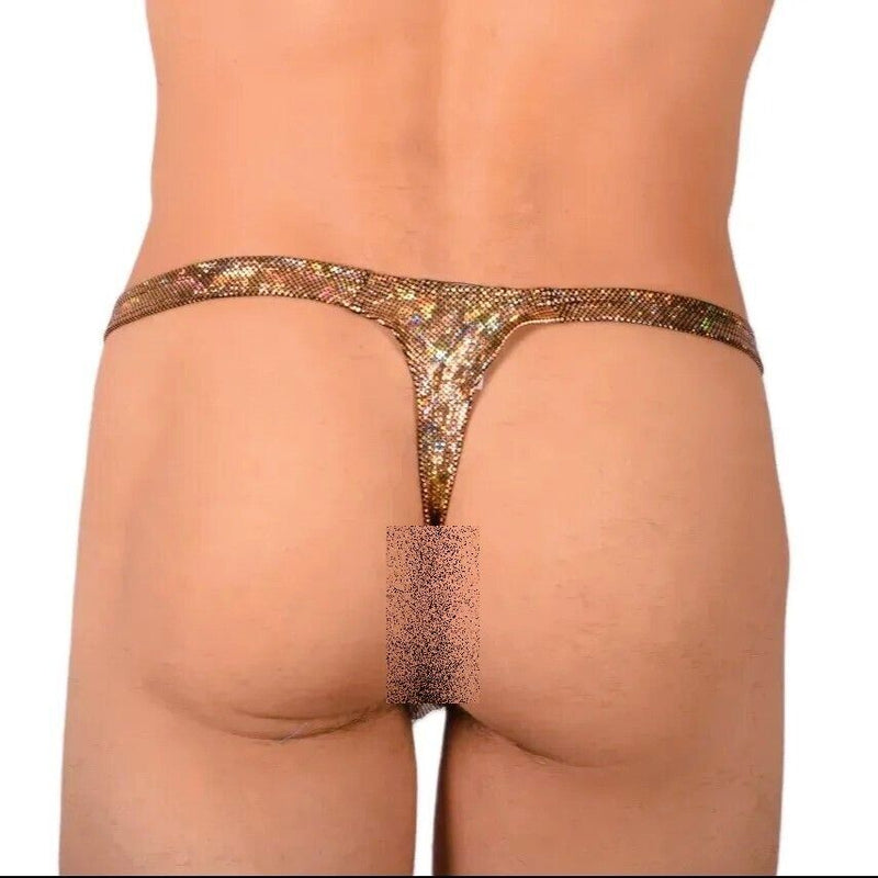 M SMU Sensual Detachable Brown Party Thong MX20 341243