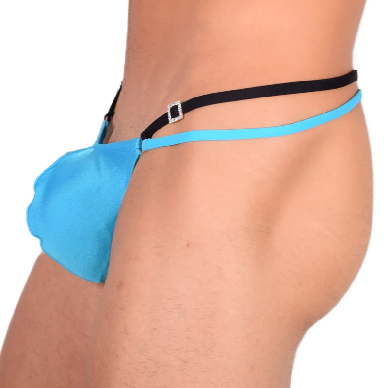 M SMU Sensual Light Blue Thong 33548 MX132