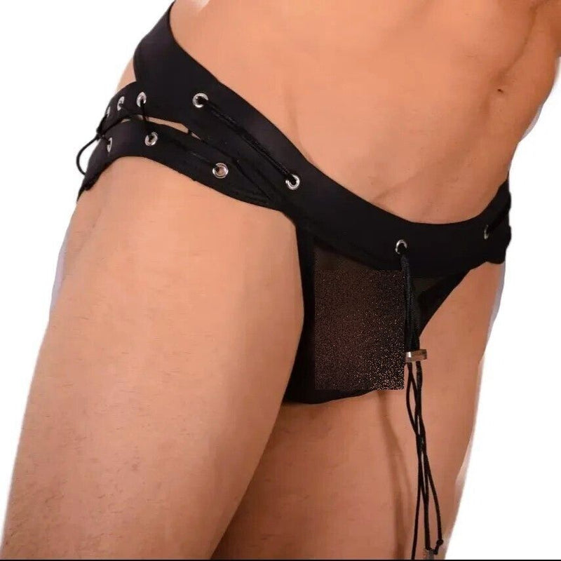 M SMU Sensual Special Black Jockstrap MX21 341467