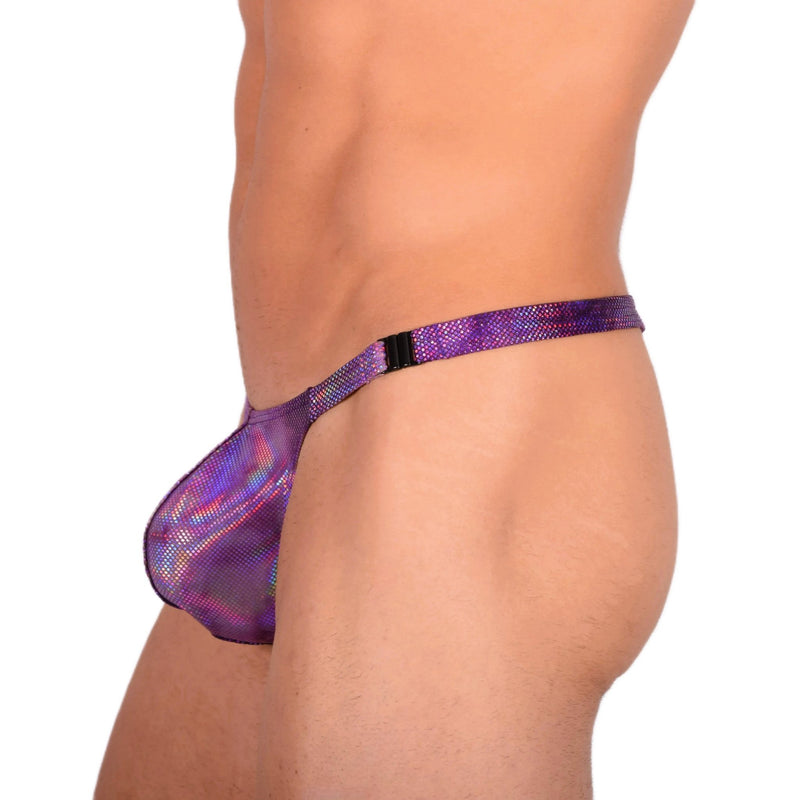 M SMU Sexy Detachable Party Purple Thong 33719 MX152