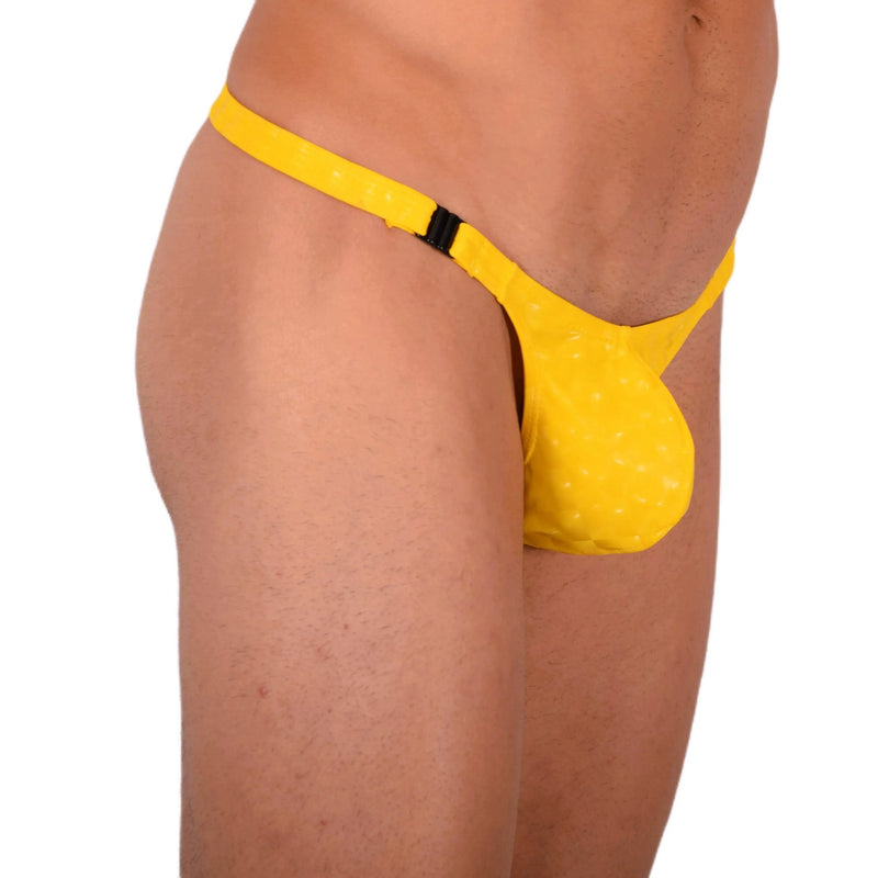 M SMU Sexy Detachable Yellow Thong 33913 MX186