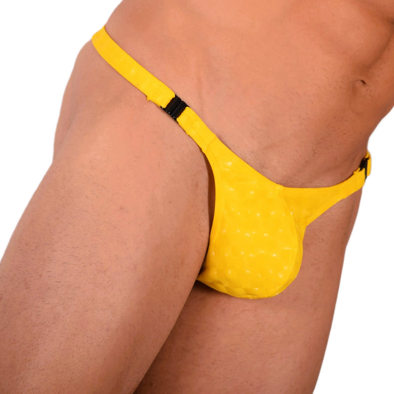 M SMU Sexy Detachable Yellow Thong 33913 MX183
