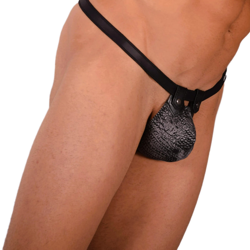 M SMU Sexy Grey Special Detachable Thong 33918 MX183