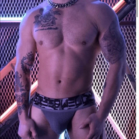 Jock BREEDWELL NEW-SCHOOL Classic Woven Jockstrap Camo-Grey 7