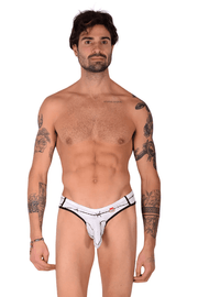 MEDIUM PIKANTE Men Jock Secret Jockstrap Soft Fabric White 9297 26