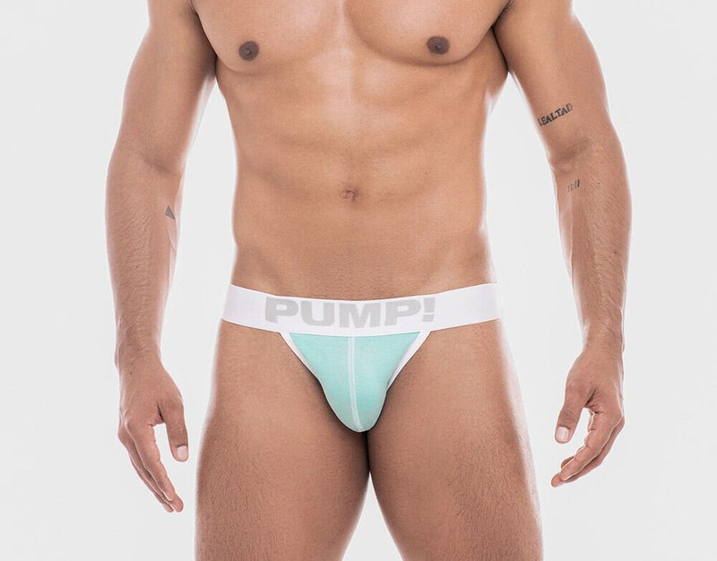 Medium PUMP! Jockstrap Milkshake Mint Soft Cotton Elastic Jock 150792