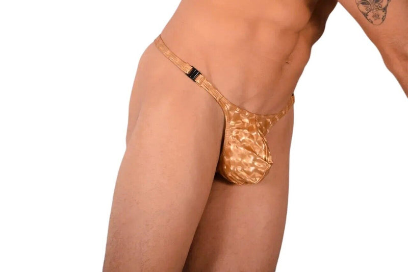 MEDIUM SMU Sexy Deetachable Golden Thong MX20 341367