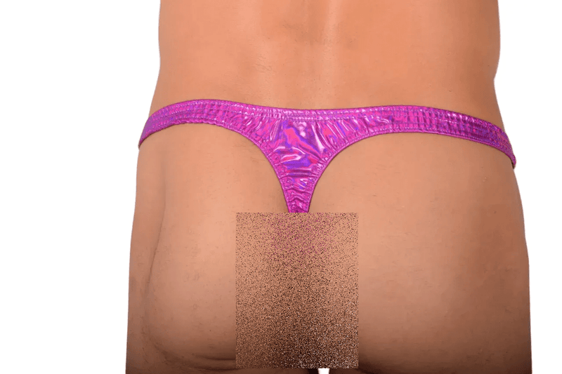 Medium SMU Swim Tanning Wear Thong Purple Flash SX 1006224