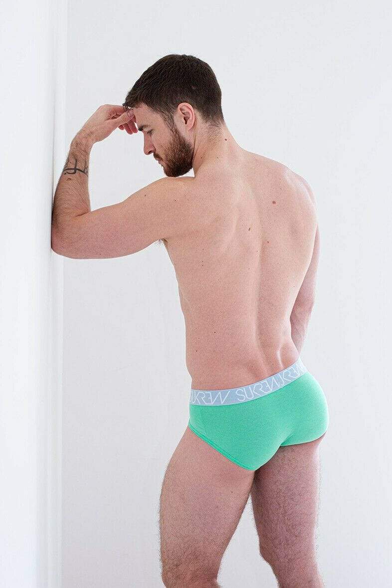 MEDIUM Sukrew Brief Bristol Casual Apex brief Light Green 203