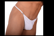 M/L SMU Thong Rhinestones White 32' 34' Waist MX10 1005654