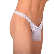 M/L SMU Thong Sensual Pure White MX20 34123 - SexyMenUnderwear.com