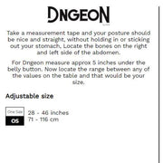 MOB DNGEON Classic Belt Harness Luxurious Faux Leather O/S Pure Camo DMBL13 56