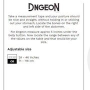 MOB DNGEON Classic Belt Harness O/S Luxurious Leather - Look Zebra Pattern DMBL13 54