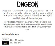 MOB DNGEON Cross C - Ring Harness One Size Adjustable Straps Black - Camo DMBL075