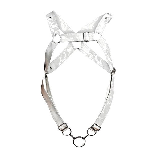 MOB DNGEON Cross C - Ring Harness One Size Adjustable Straps DMBL07 White - Camo1