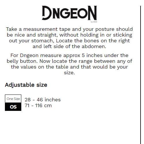 MOB DNGEON Cross Chain Harness Leather - Look One Size Black - Camo DMBL09 - 35