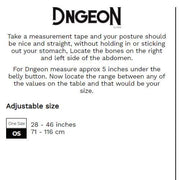 MOB DNGEON Cross Chain Harness Leather - Look One Size Navy - Camo DMBL09 - 33