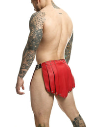 MOB DNGEON Skirt Eroticwear Mens Kilt Roman Skirts Fetish Red DMBL10 105