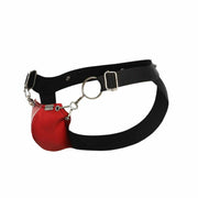 MOB DNGEON Snap - Jock With Metal Ring Erocticwear Jockstrap Cherry Red DMBL03 076