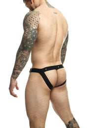MOB DNGEON Snap - Jock With Metal Ring Erocticwear Jockstrap Cherry Red DMBL03 074