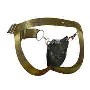 MOB DNGEON Snap - Jock With Metal Ring Erocticwear Jockstrap DMBL03 Camo4